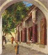 Johann Georg Grimm Arabische Gasse . France oil painting artist